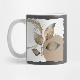 Botanical leaves neutral Mug